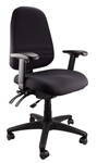 ENDEAVOUR 103 TASK CHAIR MB WITH ARMS BLACK