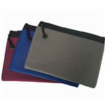 PICTOR NEOPRENE DOUBLE ZIPPER PENCIL CASE WITH MESH POCKET 350 X 180 MM ASSORTED