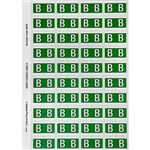 AVERY 44502 LATERAL FILE LABEL SIDE TAB COLOUR CODE B 25 X 42MM DARK GREEN PACK 240