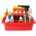 ELIZABETH RICHARDS LARGE TOTE TRAY  BLUE