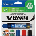 PILOT BEGREEN V BOARD MASTER WHITEBOARD MARKER CHISEL 60MM ASSORTED WALLET 5