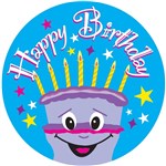 AVERY 69634 MERIT STICKERS HAPPY BIRTHDAY PACK 102