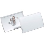 DURABLE NAME BADGE WITH COMBI CLIP BOX 25