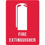 TRAFALGAR FIRE EXTINGUISHER SIGN 125 X 90MM PACK 5