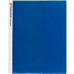 MARBIG DISPLAY BOOK NONREFILABLE INSERT COVER 40 POCKET A4 CLEARBLUE