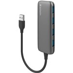 VERBATIM 4PORT HUB USBA 31 SPACE GREY