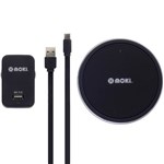 MOKI QI WIRELESS RAPIDCHARGE CHARGING PAD 10W TYPEC 30 BLACK
