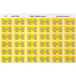 AVERY 43317 LATERAL FILE LABEL SIDE TAB COLOUR CODE Q 25 X 38MM YELLOW PACK 180