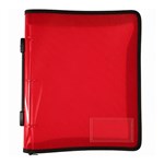 PICTOR ZIPPER BINDER A4 3D 25MM WITH HANDLE RED
