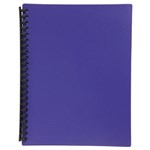 PICTOR DISPLAY BOOK A4 20 POCKET PURPLE