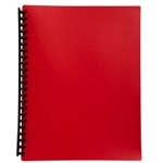 PICTOR DISPLAY BOOK A4 20 POCKET RED