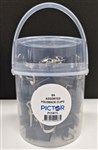 PICTOR FOLDBACK CLIP ASSORTED SIZES TUB 84