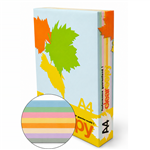 CLEARCOPY COLOURED COPY PAPER A4 80GSM ASSORTED 500 SHEETS