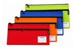 PICTOR OXFORD HEAVY DUTY DOUBLE ZIP PENCIL CASE 350 X 180 MM ASSORTED