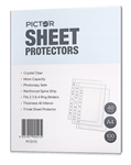PICTOR SHEET PROTECTOR A4 40MICRON PP CLEAR