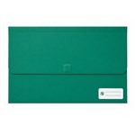 PICTOR FOOLSCAP POLY DOCUMENT WALLET WITH VELCRO TEAL GREEN
