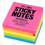 PREMIUM FLURO 76 x 76 NOTES CUBE 500 SHEETS