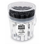 PICTOR MARKER WHITEBOARD BULLET BLACK TUB30