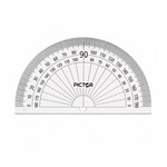 PICTOR PROTRACTOR 180 DEGREES 100MM