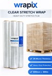 WRAPIX STRETCH FILM 500mm x 300m 25um CLEAR