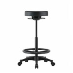 BURO POLO DRAFTING STOOL PU BLACK