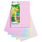 QUILL COLOURED A4 COPY PAPER 80GSM PASTELS ASSORTED PACK 250 SHEETS
