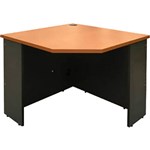 RAPID WORKER CORNER WORKSTATION UNIT 900 X 900 X 600MM BEECHIRONSTONE