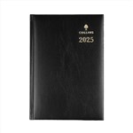 COLLINS STERLING 184P99 DIARY DAY TO PAGE A5 BLACK