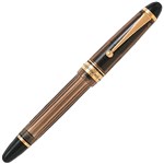 PILOT CUSTOM 823 FOUNTAIN PEN BROWN BARREL BROAD NIB BLACK INK