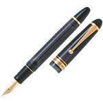 PILOT CUSTOM 823 FOUNTAIN PEN BLACK BARREL FINE NIB BLACK INK