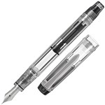 PILOT CUSTOM HERITAGE 92 FOUNTAIN PEN CLEAR BARREL MEDIUM NIB BLACK INK