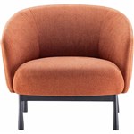 RAPIDLINE COSMOS LOUNGE CHAIR 1 SEATER RUST