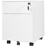 RAPIDLINE GO STEEL MOBILE PEDESTAL 2 DRAWER LOCKABLE 390 X 472 X 527MM WHITE CHINA