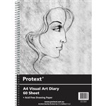 PROTEXT VISUAL ART DIARY WITH PP COVER 110GSM 120 PAGE A4