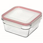 GLASSLOCK SQUARE CONTAINER OVEN SAFE GLASS 1650ML