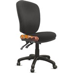ORANGE DUST ALICE CHAIR MEDIUM BACK 510 X 490 X 880MM SWAN BLACK