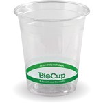 BIOPAK BIOCUP PLA CUP 200ML CLEAR PACK 100