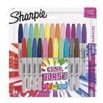 SHARPIE PERMANENT MARKER FINE POINT 1MM ASSORTED PACK 24