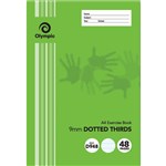 OLYMPIC D948I EXERCISE BOOK 9MM DOTTED THIRDS 55GSM 48 PAGE A4