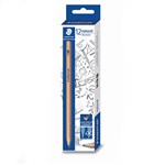 STAEDTLER PENCIL NATURAL GRAPHITE 2B