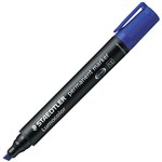 STAEDTLER 350 LUMOCOLOR PERMANENT MARKER CHISEL 50MM BLUE