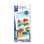 STAEDTLER WATERCOLOUR PAINTS ASSORTED BOX 12