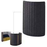 SEACHANGE SCREEN CURVED 960 X 1400MM CHARCOAL  LIGHT GREY