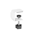 SANA ACOUSTIC DESK SCREEN CLAMP DUAL MOUNT WHITE PACK 2