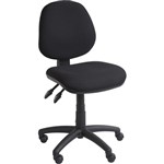 YS DESIGN TASK CHAIR MEDIUM BACK BLACK