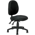 LINCOLN TASK CHAIR MEDIUM BACK BLACK